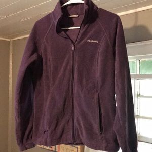 Zip up Columbia sweater